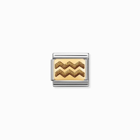 Nomination Gold Elegance Gold Zigzag Composable Charm